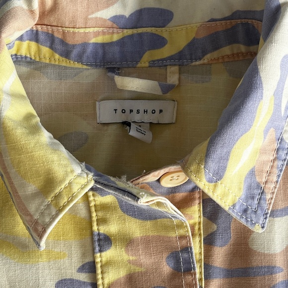 Pastel Colors Camo Denim Jacket size S - Picture 9 of 16